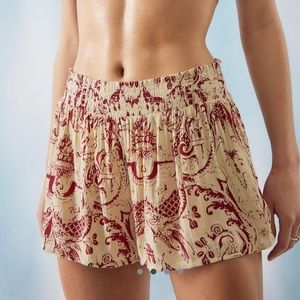 Out From Under Crinkle Beach Shorts (purple)